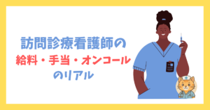 訪問診療看護師の給料・手当・オンコールのリアル【施設同行型・にゃーすまんの場合】